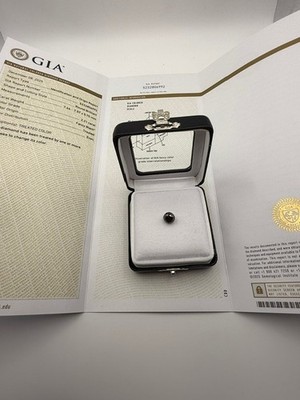GIA Certified 2.21ct Black Diamond   Round Brilliant   Treated Color   Natural