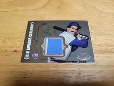 BILL BUCKNER 2002 Topps Gold Label MLB Awards Titanium Game-Used Jersey #BB Cubs