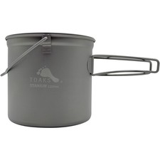 TOAKS Titanium 1100ml Pot with Bail Handle POT-1100-BH Outdoor Camping Cup Bowl