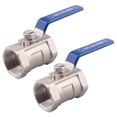 DERNORD Stainless Steel Ball Valve 1PC Type 1.5 Inch NPT Standard Port for Water