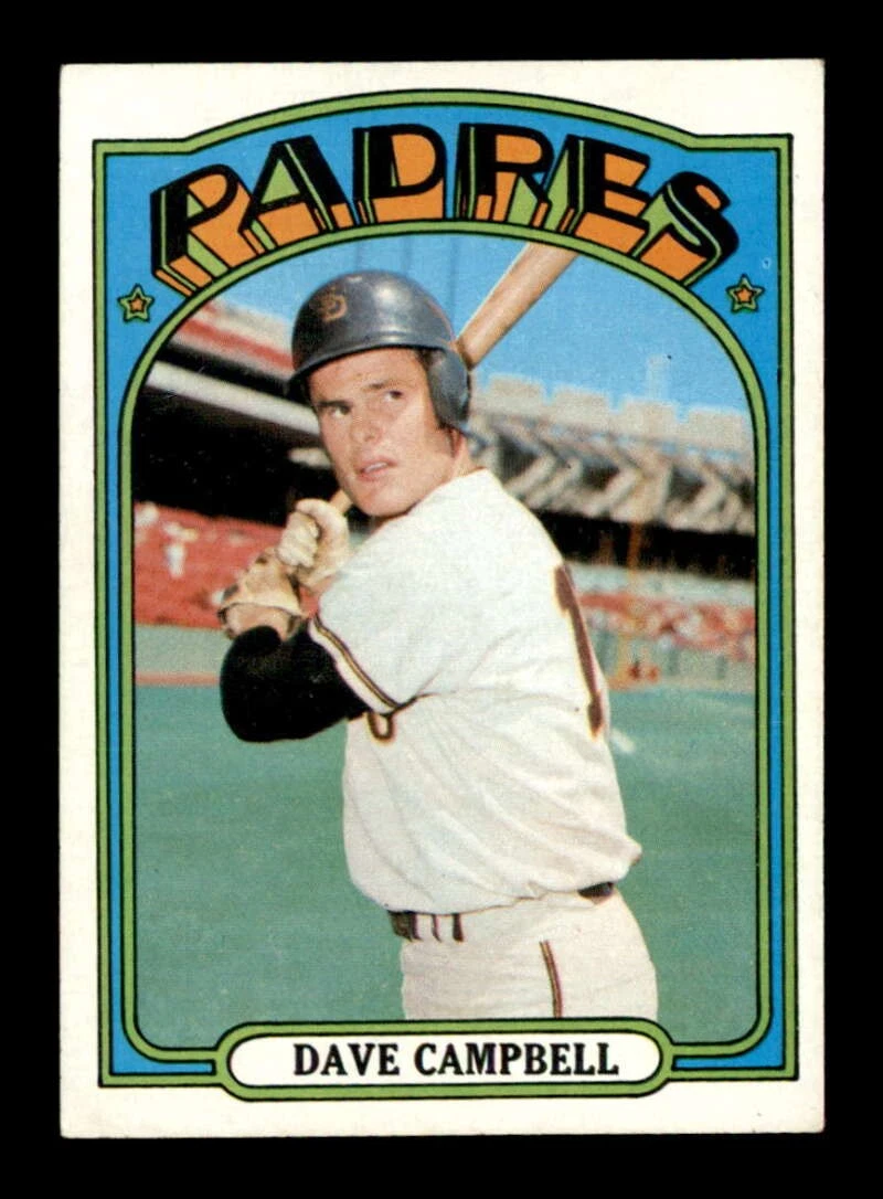 1972 Topps #384 Dave Campbell   EX/EX+ X3418671
