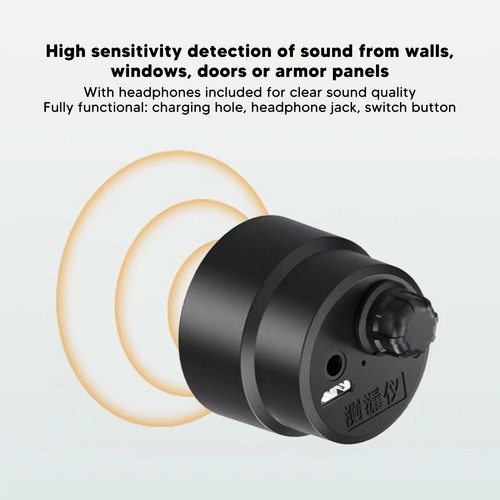 Wandrohr Leckdetektor Drahtlose Sound Collector Geräuschreduzierung Verstärker - Bild 13 von 22