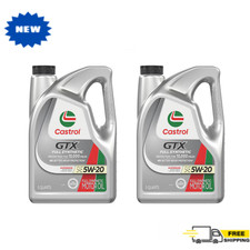 2pk Castrol GTX Full Synthetic 5W-20 Motor Oil, 5 Qt, Superior Engine Protection 20.40 per gallon