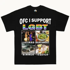Ofc I Support Lgbt T-Shirt, Funny Tee, Meme T-shirt, Vintage Retro Pop Culture