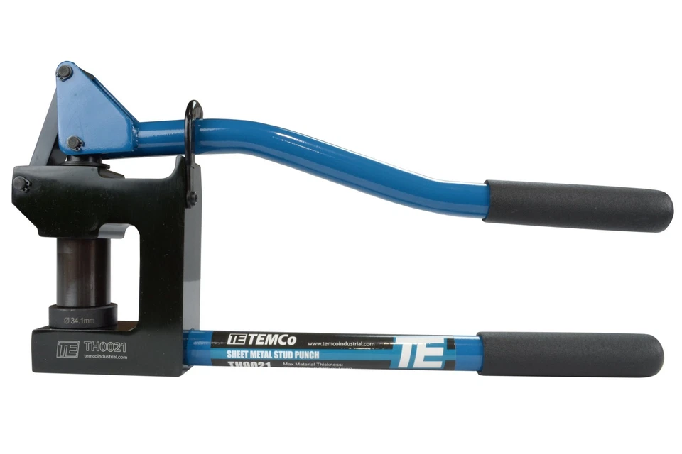 Perforadora de metal Temco Industrial Th0021 - Juego de 3 troqueles 7/8 1-1/8 y 1-11/32 5 - Imagen 2 de 4
