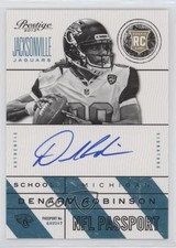 2013 Panini Prestige NFL Passport Signatures Denard Robinson #33 Auto 0f5t