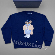 POLO PALPH LAUREN Polo Bear Knit Sweater Jumper Cotton Women s Small NWT