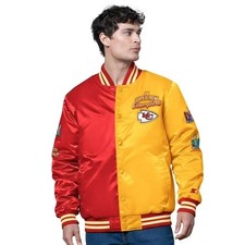 Kansas City Chiefs Adult Starter Commemorative Jacket - Multiple Sizes Available
