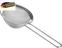 Edelstahl KüChensieb 12Cm Feinmaschig FüR Mehl, Reis, GemüSe, Teesiebe, Langlebi