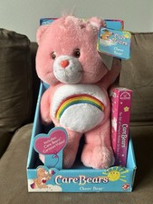 Care Bears Cheer Bear Pink Plush Bear w/ Cartoon Video, Open Box MPN 31600
