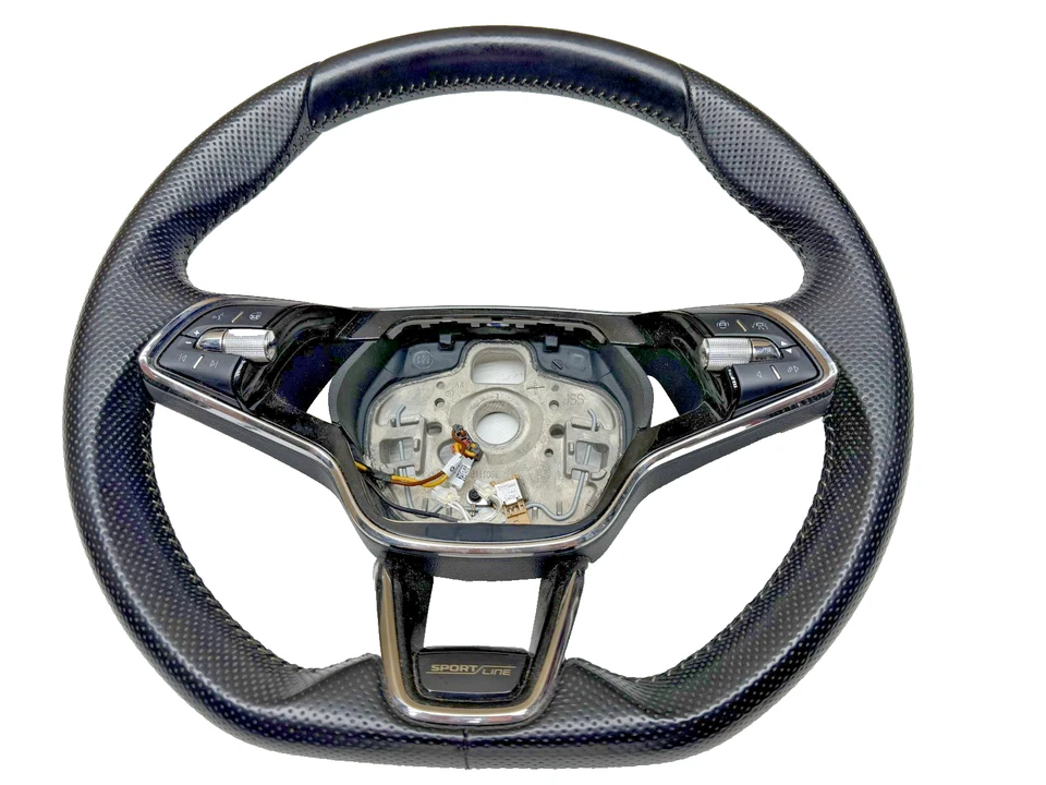 Skoda Karoq NU Lenkrad Lederlenkrad mit Lenkradheizung 5E3419093AH - Bild 1 von 4