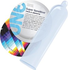 100 pieces pack One super sensitive condoms condones