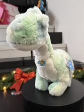 FAO Schwarz 12" Glow Brights LED with Sound Apatosaurus Dinosaur Toy Plush