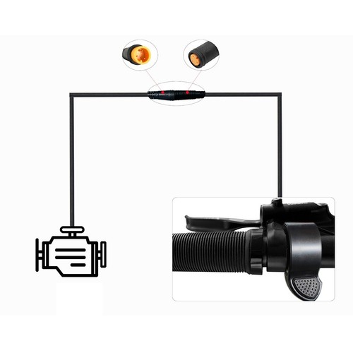 For-Ebike Toggle Lever*1 Thumb Throttle 270X Thumbstick 36-60V BBS01 02 - Bild 2 von 12