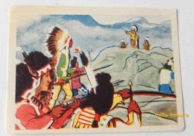 Bild CHROMO Schokolade MARTOUGIN: Berge von OPHIR Nr. 54 für Album SITTING BULL