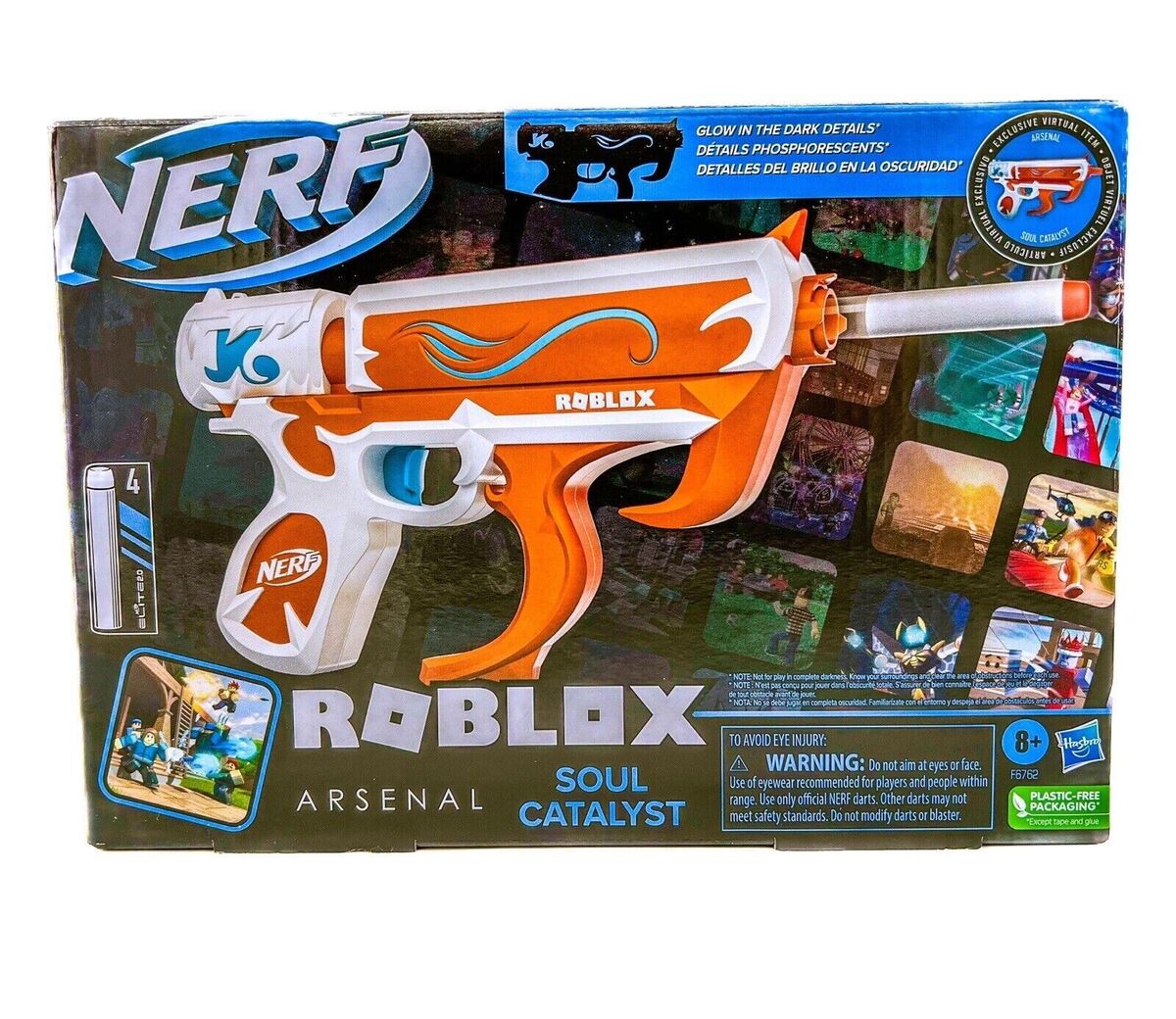 Nerf - ROBLOX Arsenal Soul Catalyst Dart Blaster with Darts