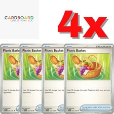4 x Picnic Basket 184/198- SV01: Scarlet & Violet Base Set (SV1)- Playset