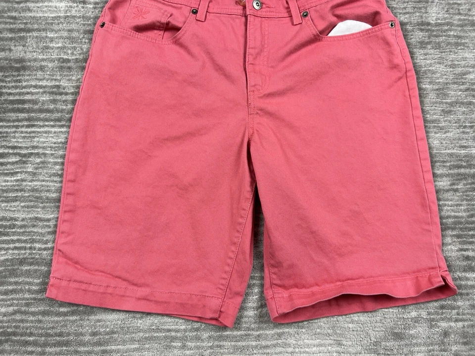 Duck Head Shorts 12 Pink Denim Embroidered Cotton Blend Casual - Изображение 3 из 4