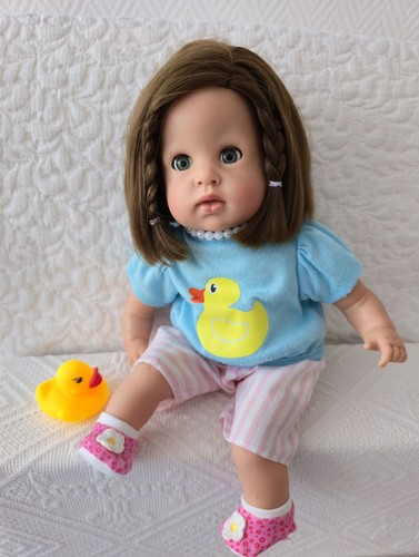 Götz Puppe Baby Girl 33 cm brünett Muffin Cosy Aquini 2013 + viel Zubehör ,Doll - Bild 19 von 24