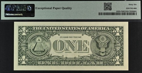 2003 $1 Atlanta FRN PMG 66EPQ top pop finest FH Block courtesy autograph note - Picture 4 of 4