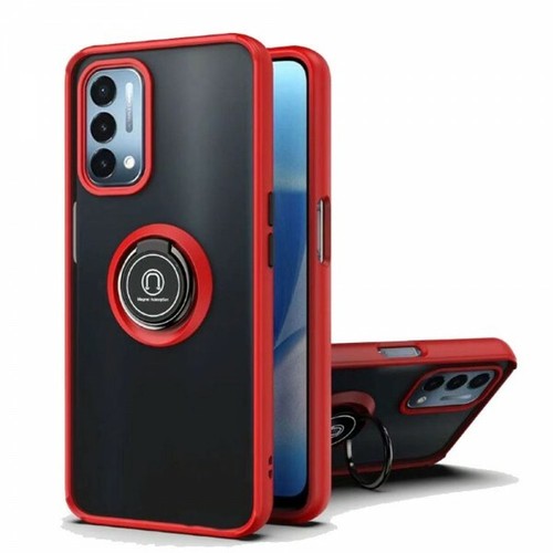 TPU Case w/Magnetic Ring Matte Clear Shockproof Case for OnePlus Nord N200 5G - Picture 7 of 10