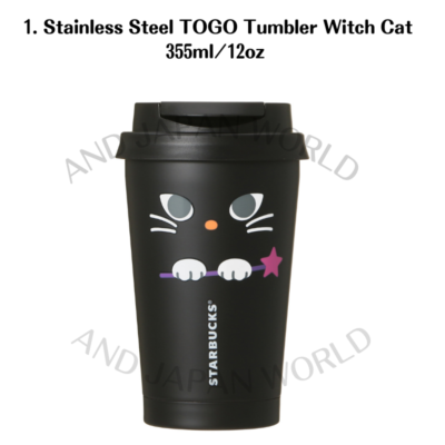 Starbucks Japan Halloween 2024 Autumn BLACK WITCH CATS MAGIC Starbucks Japan Halloween 2024 Autumn BLACK WITCH CATS MAGIC