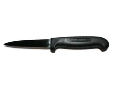 NELLA 3-1/2" Paring Knife Black Handle NEW 