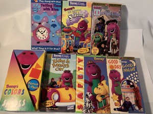 Barney & Blues Clues VHS Bundle Lot Of 8 | eBay