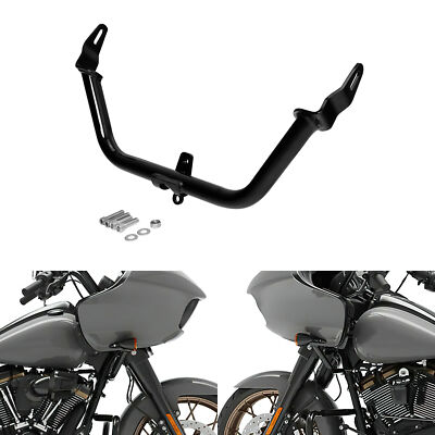 Glossy Black Fairing Support Bracket Mount Kit For Harley Davidson Road Glide FL