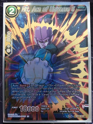 dragon ball super card game hit Hit, Pride of Universe 6 (SPR Signature) - Assault of the Saiyans