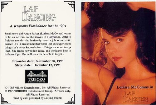 Lorissa McComas - Lap Dancing the movie Promo - limited to 300 cards | eBay