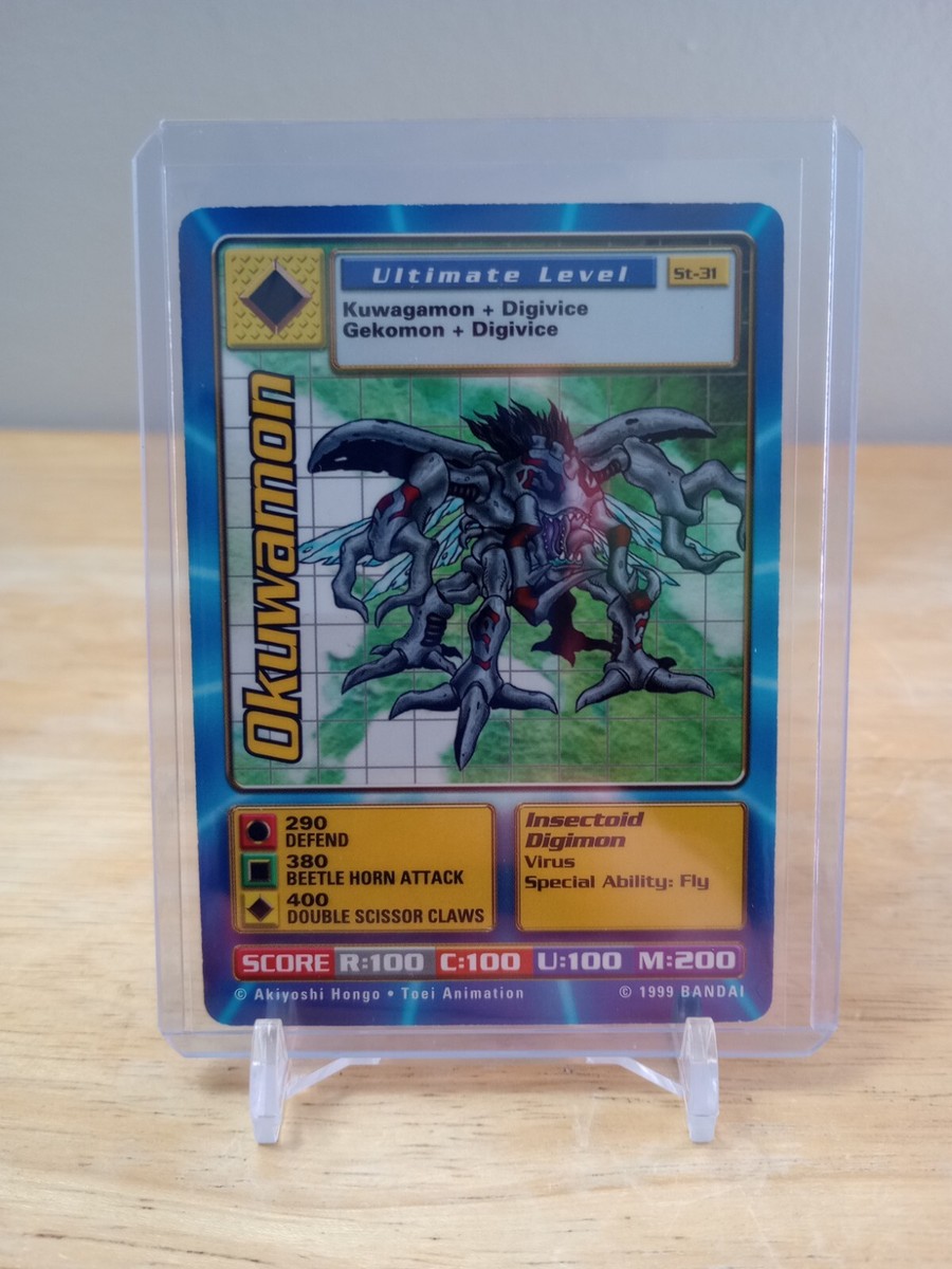 BANDAI DIGIMON 1999 - CARD St-31 Okuwamon BANDAI DIGIMON 1999 - CARD St-31 Okuwamon