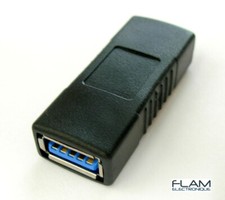 Adaptateur Coupleur USB 3.0 femelle / femelle - USB 3.0 female / female adapter