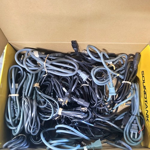Lot of Assorted Power Cables and Power Cords eBay