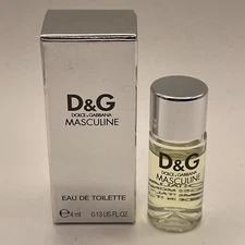 D&G Masculine MINI By Dolce & Gabbana 4ml/.13oz Men EDT Splash- NEW IN BOX