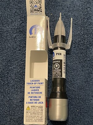 MOPAR TOUCH-UP PEN & CLEAR COAT~68323958AA~ALFA BLACK~PXN~JEEP~FIAT~NEW