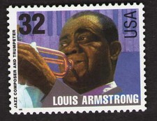 US. 2984. 32c. Louis Armstrong (1901-71). American Jazz Musician. MNH. 1995