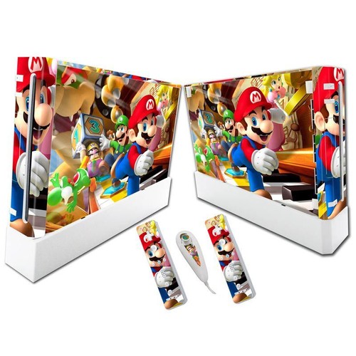Decal Mario Body Skin Stickers Wraps For Wii Film DIY Cartoon Colorful Cover - Picture 11 of 48