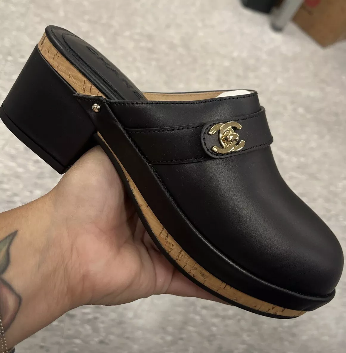 Tory Burch Women's Mellow Slip On Studded Mule Clogs