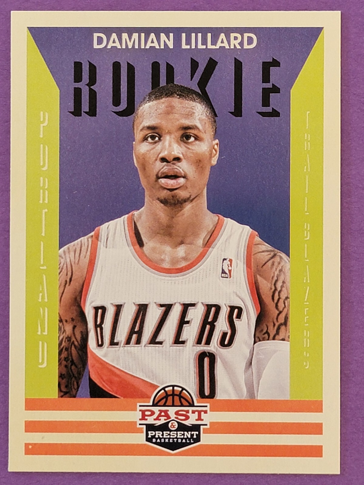 Damian Lillard 2012-13 Panini Past & Present #249 Trailblazers Rookie Card