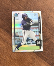 Demi Orimoloye 2015 Bowman Chrome 1st Refractor #5 Milwaukee Brewers