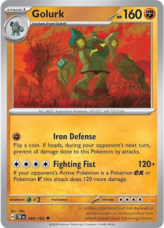 Pokemon Golurk (88/224) Temporal Forces LP