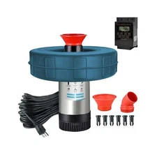 Pond Fountain Aerator, 1HP 110V 15000 GPH Fountain Pump,Stainless Steel body,...