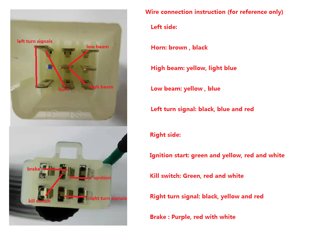 Black Motorcycle 1" Handlebar Hand Grips + Switch Controls + Brake Clutch Levers