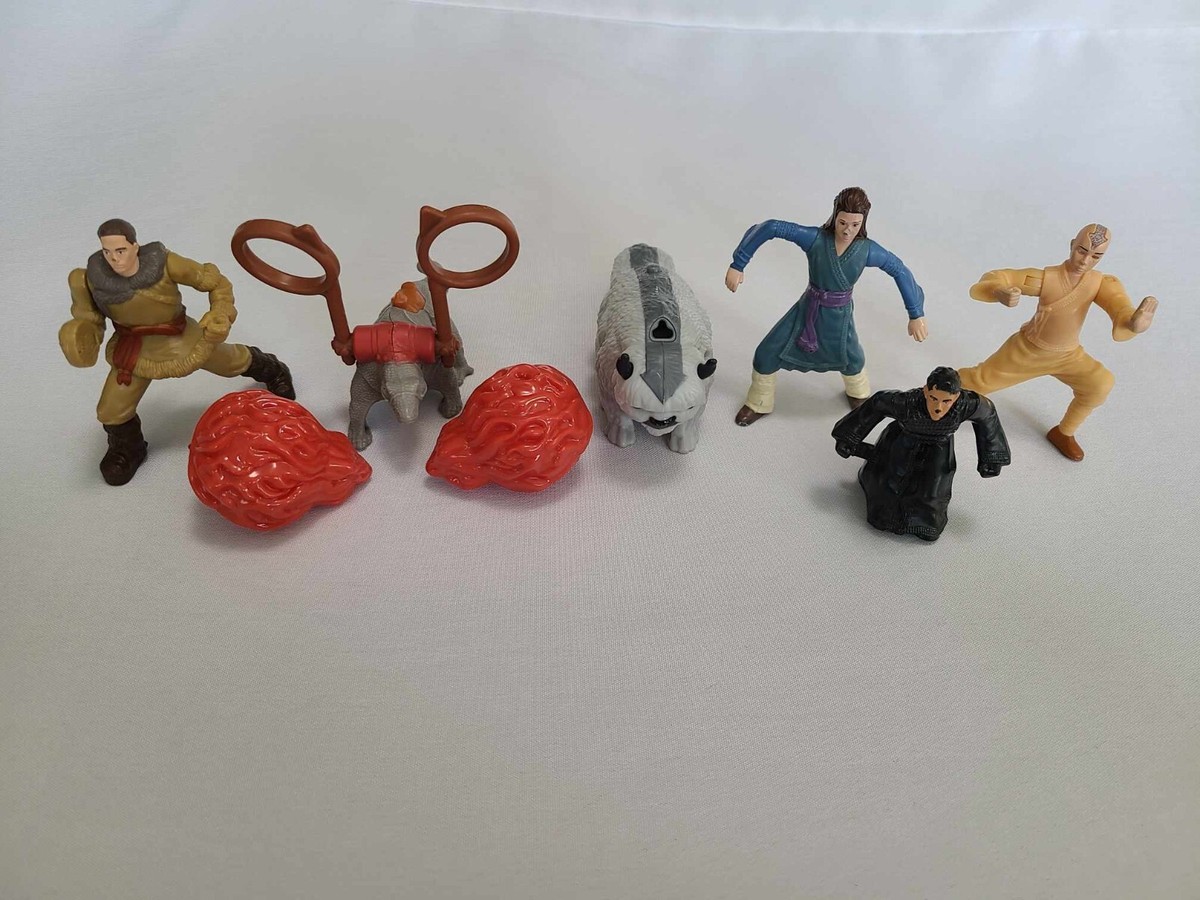 Lot of 6- 2010 McDonald's The Last Airbender #2 KATARA #3 SOKKA #5