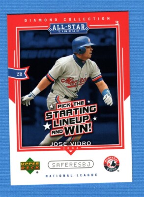 2004 UD Diamond All-Star Promo #VI Jose Vidro Montreal Expos