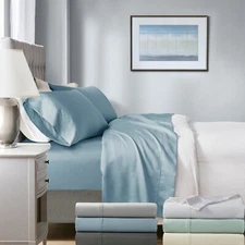 Beautyrest 4 PC 1000 Thread Count HeiQ Smart Temperature Cotton Blend Sheet Set