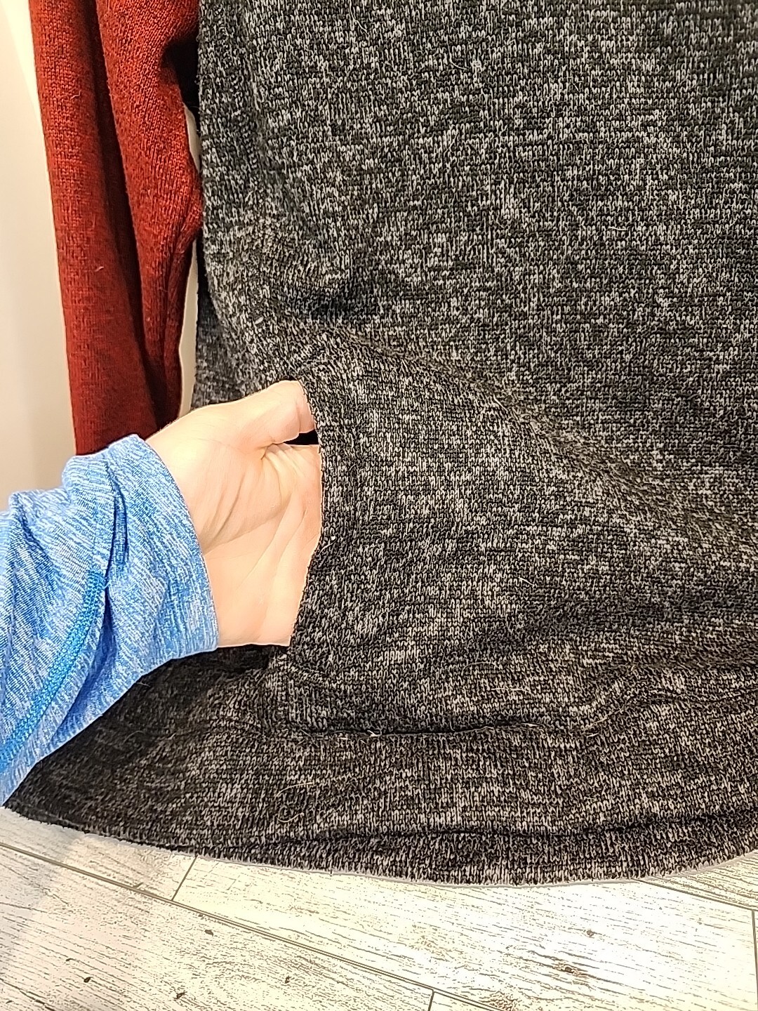 John Bartlett Consensus Gray Quarter Zip Sweater … - image 12