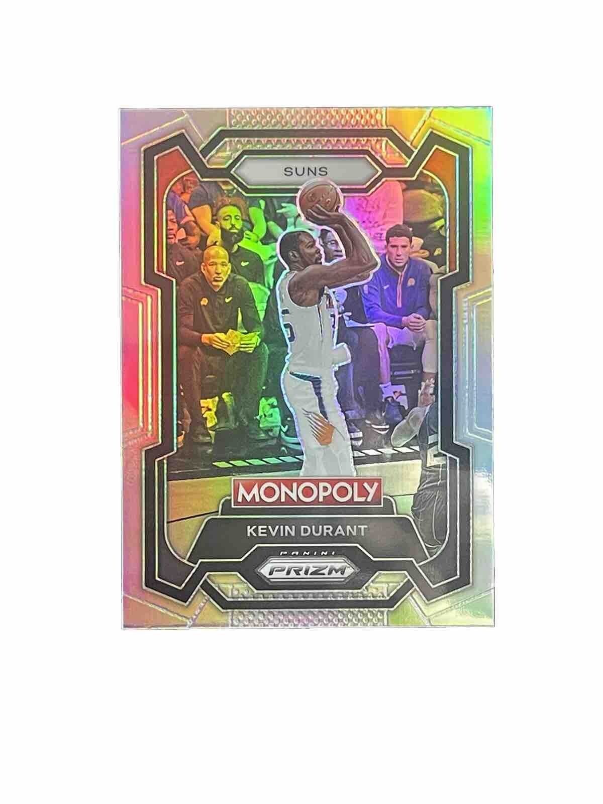 2023-24 Panini Monopoly Prizm KEVIN DURANT SILVER PRIZM #70 Suns NM