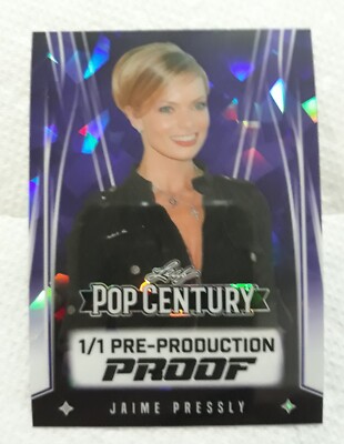 2025 POP CENTURY METAL. JAIME PRESSLY. PROOF. PURPLE  CRYSTAL. TV SHOW MOM. 1/1.